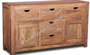 Wooden Madison 5 Drawer Sideboard (M21)